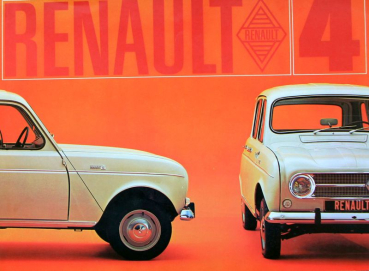Renault 4 Modelprogram 1973 Carbrochure (10301)